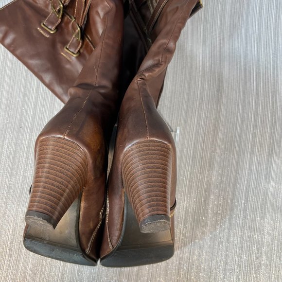 Penningtons WIDE CALF Knee High, Heeled Boots, Size 9 - Picture 11 of 15